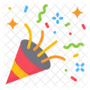 Confetti Birthday And Party Party Blower Icon