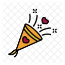 Confetti Celebration Love Icon