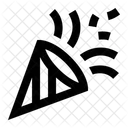 New Year Party Confetti Icon