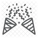 Confetti Popper Party Icon