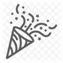 Confetti Popper Party Icon