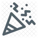 Confetti Celebration Party Popper Icon