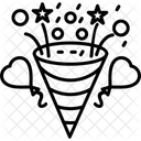 Confetti Party Celebration Icon