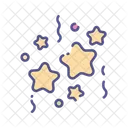 Confetti Star Celebration Party Icon