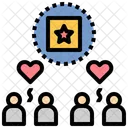 Confianza del cliente  Icono