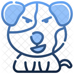 Confident Dog  Icon