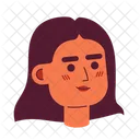 Confident middle eastern young adult woman  アイコン