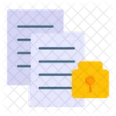 Confidential Document Folder Icon