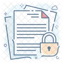 Confidential Document  Icon