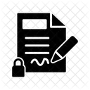 Confidential Document Confidentiality Secret Icon