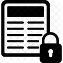 Confidential File Data Protection Document Protection Icon
