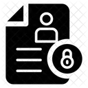 Confidential File Information File Privacy Protected Files Icon