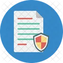 Confidential Information Document Protection Encryption Icon