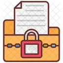 Confidential Report Secret Data Private Policies Icon