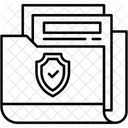Confidentialite Des Donnees Document Informations Personnelles Icône