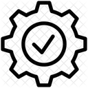 Configuracao Engrenagem Verificacao Ícone