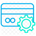 Configuracao Cartao De Credito Equipamento Ícone