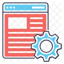 Configuracao De Pagina Web Reparacao Web Manutencao Web Ícone