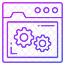 Web Site Configuracao Ícone