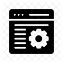 Web Navegador Configuracao Ícone