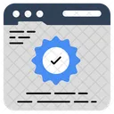 Configuracao Web Configuracao Web Desenvolvimento Web Ícone