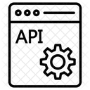 Navegador Da Web API Configuracao Ícone
