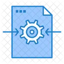Configuracao De Arquivo Seta Engrenagem Ícone