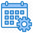 Configuração de calendário  Ícone