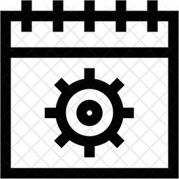 Configuração de calendário  Ícone