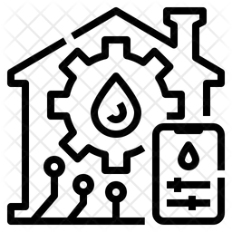 Configuração de controle de água  Ícone