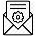 Configuracoes De E Mail Gerenciamento De E Mail Criar E Mail Ícone