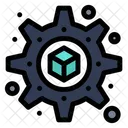 Configuração de cubo  Ícone
