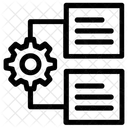 Configuracao De Dados Banco De Dados Engrenagem Ícone