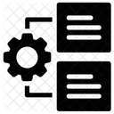 Configuracao De Dados Banco De Dados Engrenagem Ícone