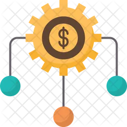 Configuração do dólar  Ícone