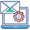 Configuração de e-mail comercial  Ícone