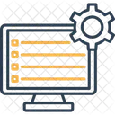 Configuracao De Interface Computador Interface Ícone