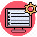 Configuracao De Interface Computador Interface Ícone