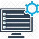 Configuracao De Interface Computador Interface Ícone