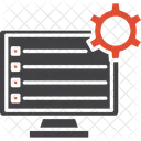 Configuracao De Interface Computador Interface Ícone