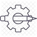 Configuracao De Lapis Desenho Equipamento Ícone