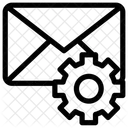 Envelope Engrenagem Roda Dentada Ícone
