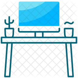 Configuração de mesa  Ícone