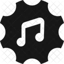 Configuracao De Musica Lista Conjunto De Musicas Ícone