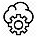 Configuracao De Nuvem Nuvem Configuracao De Dados Ícone