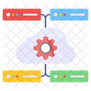 Configuracao De Nuvem Configuracao De Nuvem Desenvolvimento De Nuvem Ícone