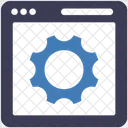 Configuração de página da web  Ícone
