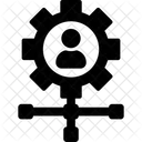 Configuracao De Perfil Engrenagem Lider Ícone