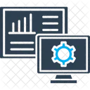 Configuracao De Relatorio De Ganhos Grafico Roda Dentada Ícone