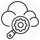 Configuracao De Servico Em Nuvem Pesquisa Em Nuvem Exame Em Nuvem Icon